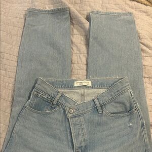 Abercrombie & Fitch Sky Blue Straight Leg Jeans